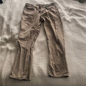 Men’s Levi’s Levi Strauss 505 Khaki Jeans 36x34